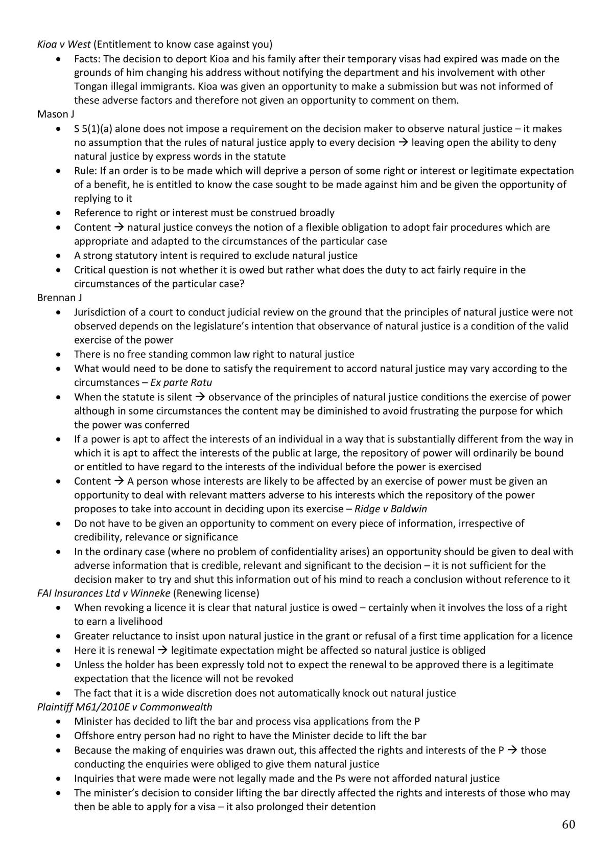 Admin Law Notes - Page 60