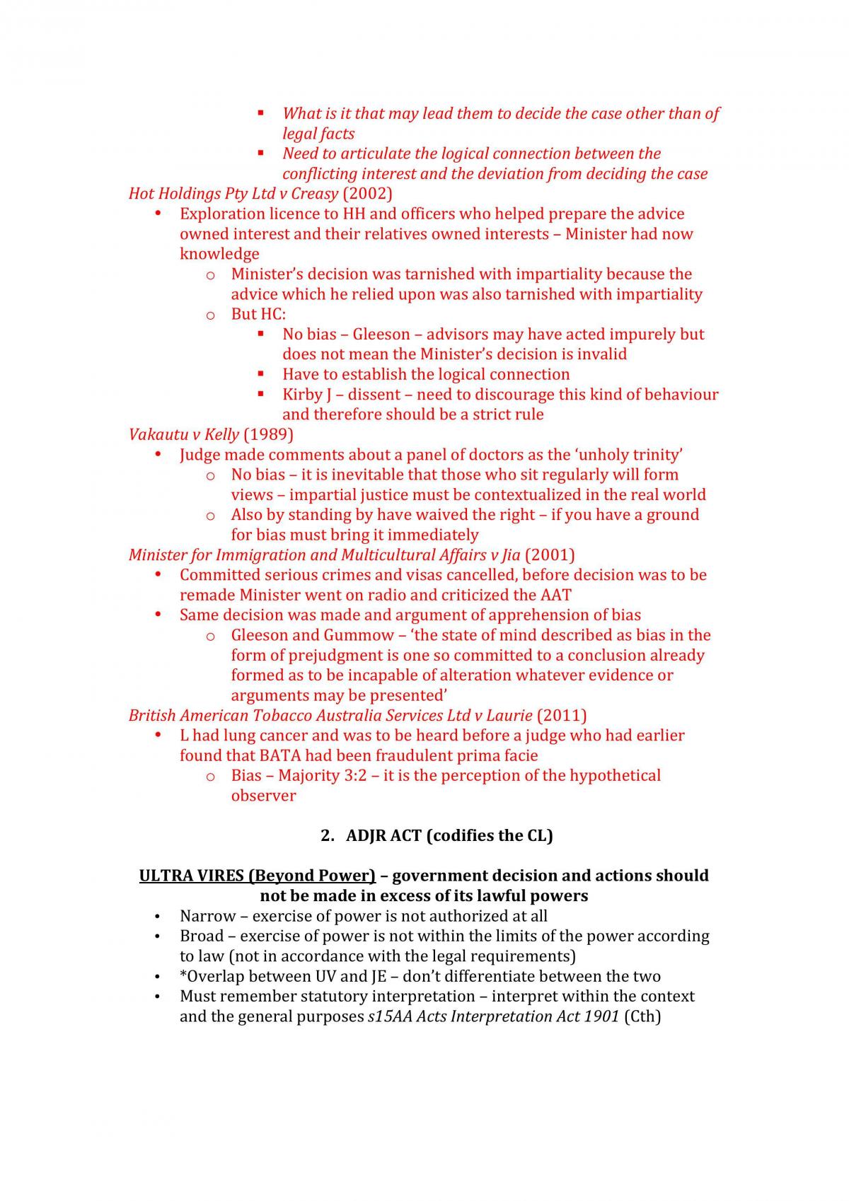 Administration Law Notes  - Page 21