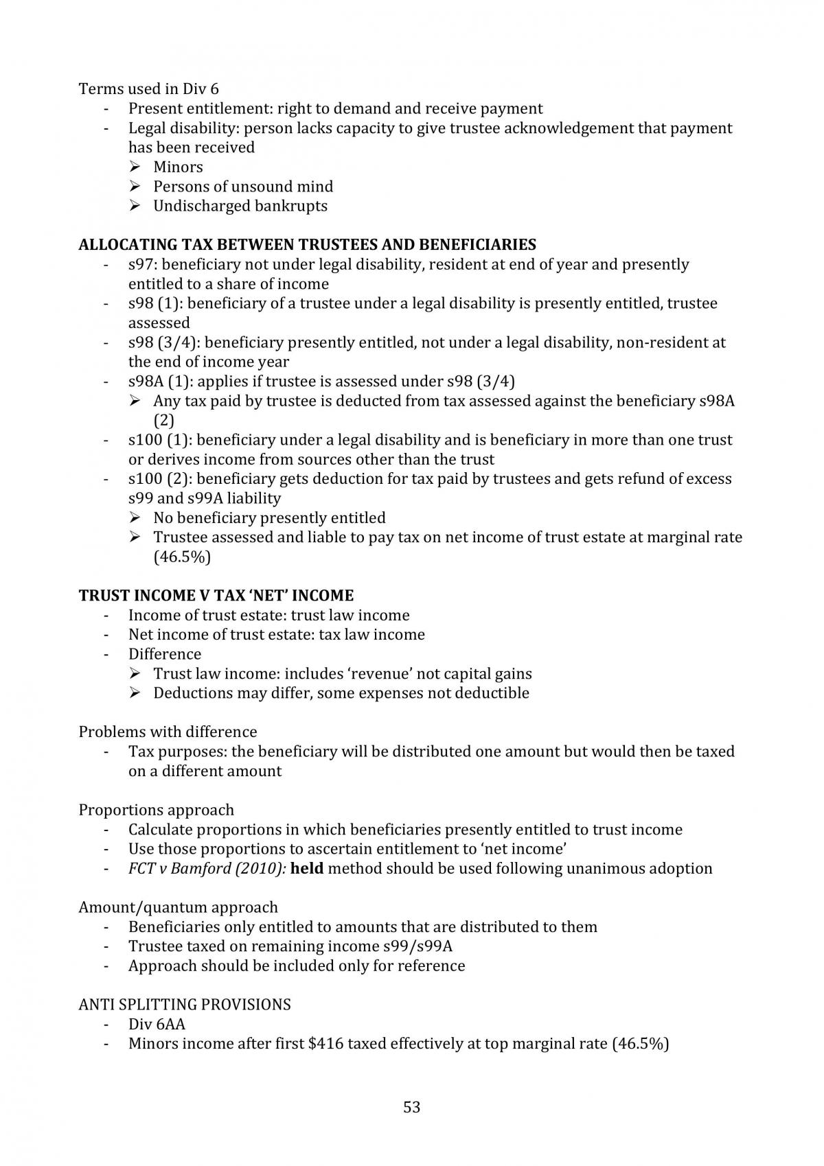 CLAW3201 Final Notes - Page 53