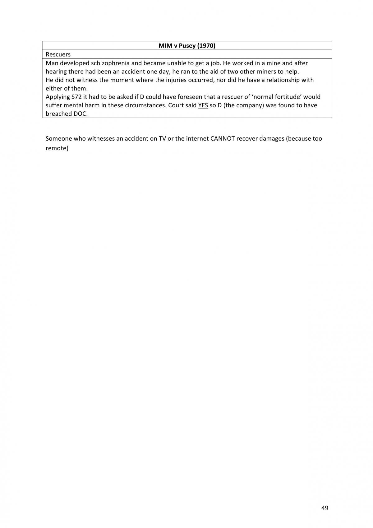 Torts Exam Notes - Page 49