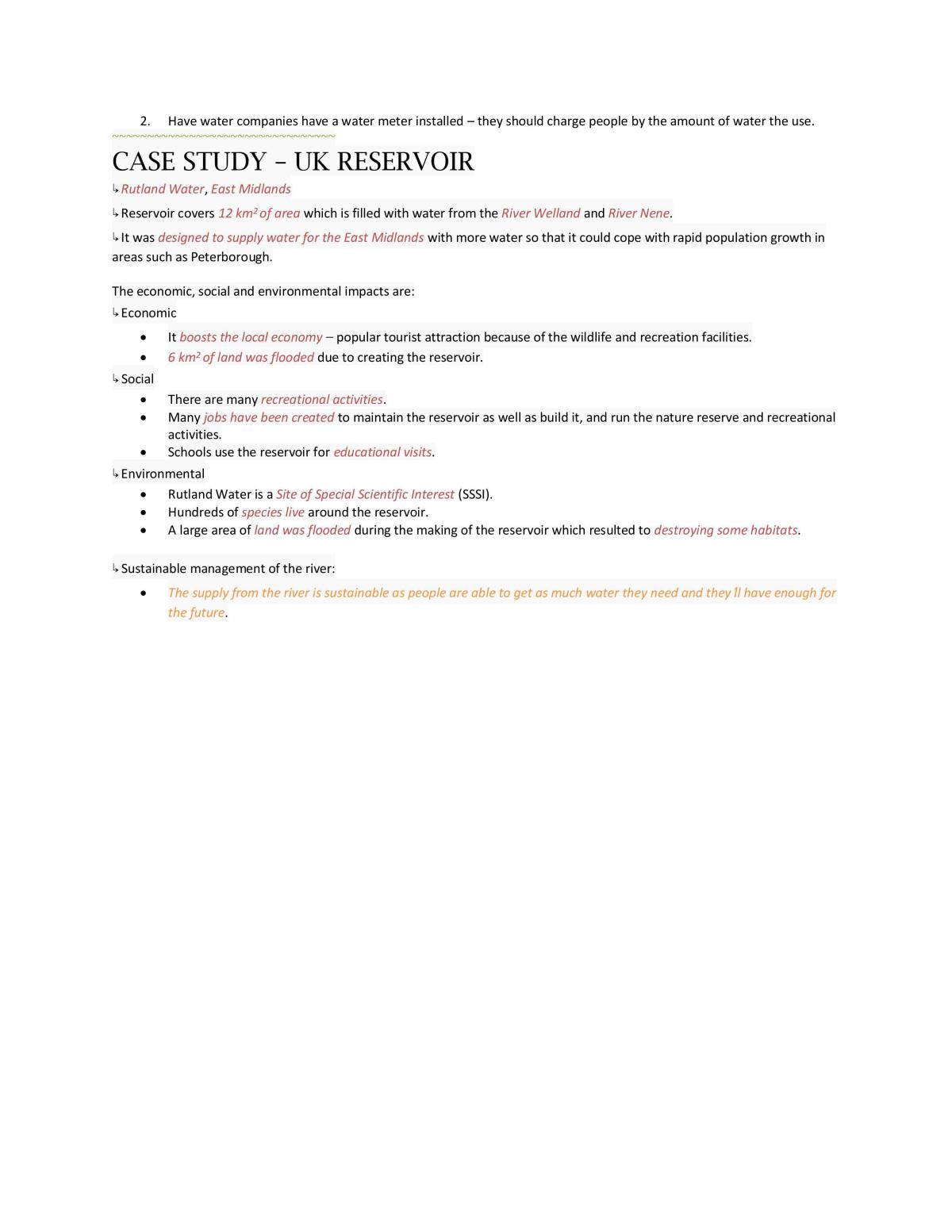 CCEA GCSE Geography notes - Page 16