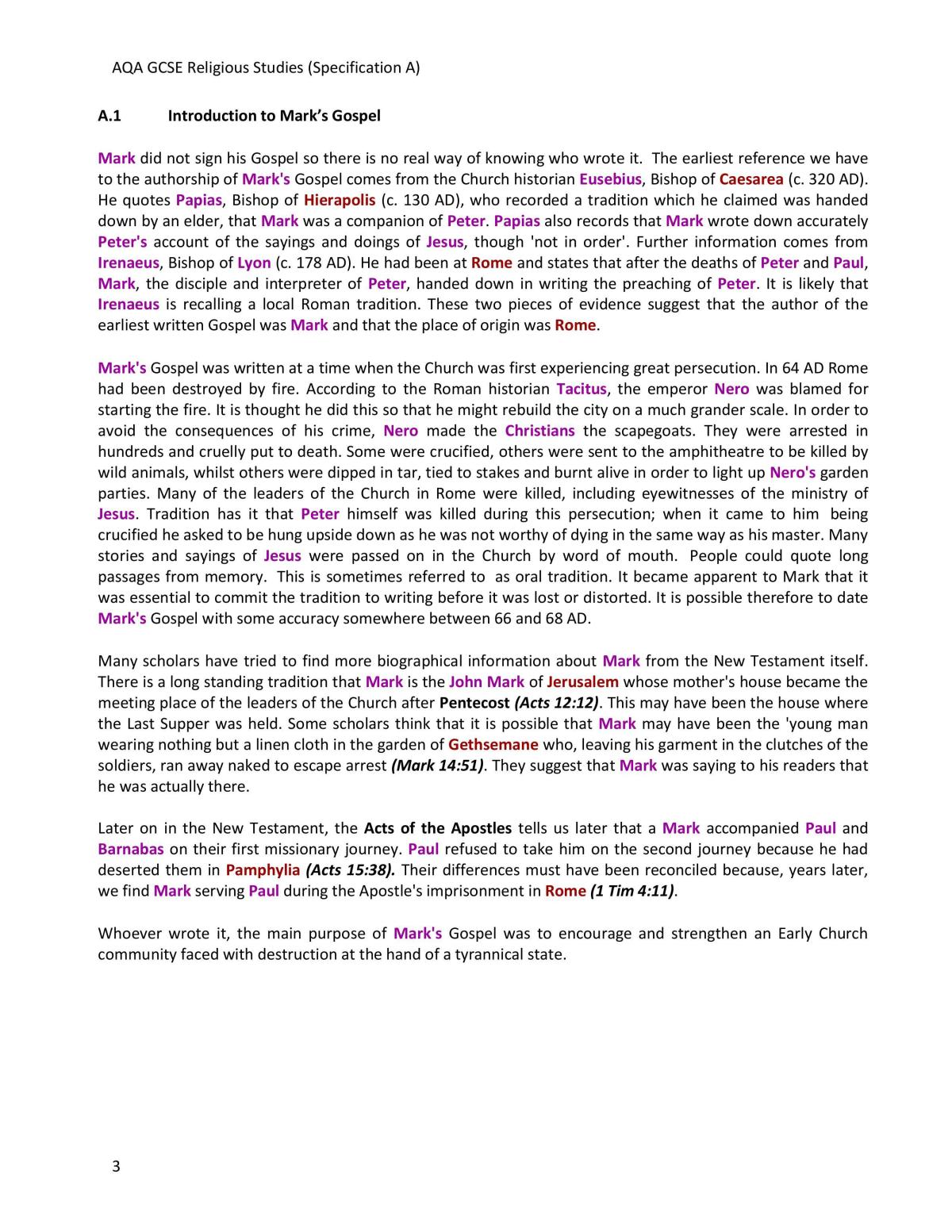 Option A - Religious Studies - Page 3