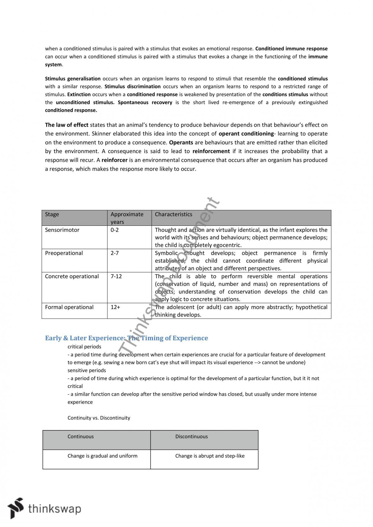 PSYC1001 Notes - Great Summary - Page 24