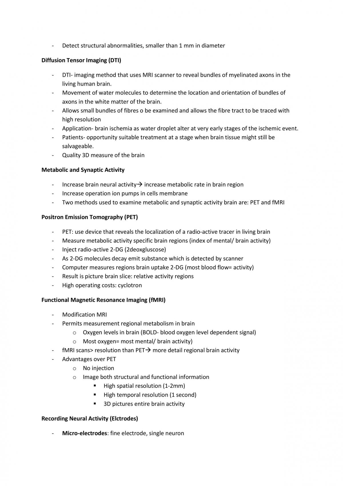  Mid -Semester Exam Notes - Cognitive Neuroscience - Page 21
