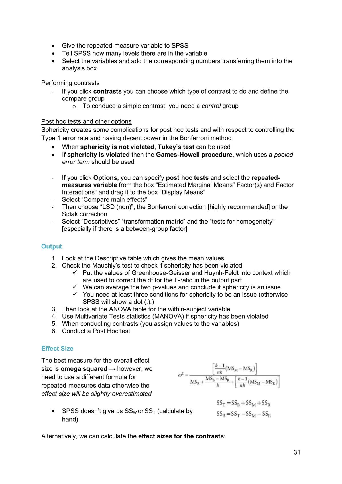 Statistics for Computer Scientists Summary - Page 31