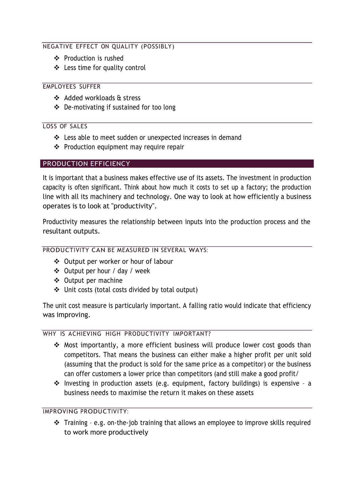 AQA AS-Level Business studies notes  - Page 42