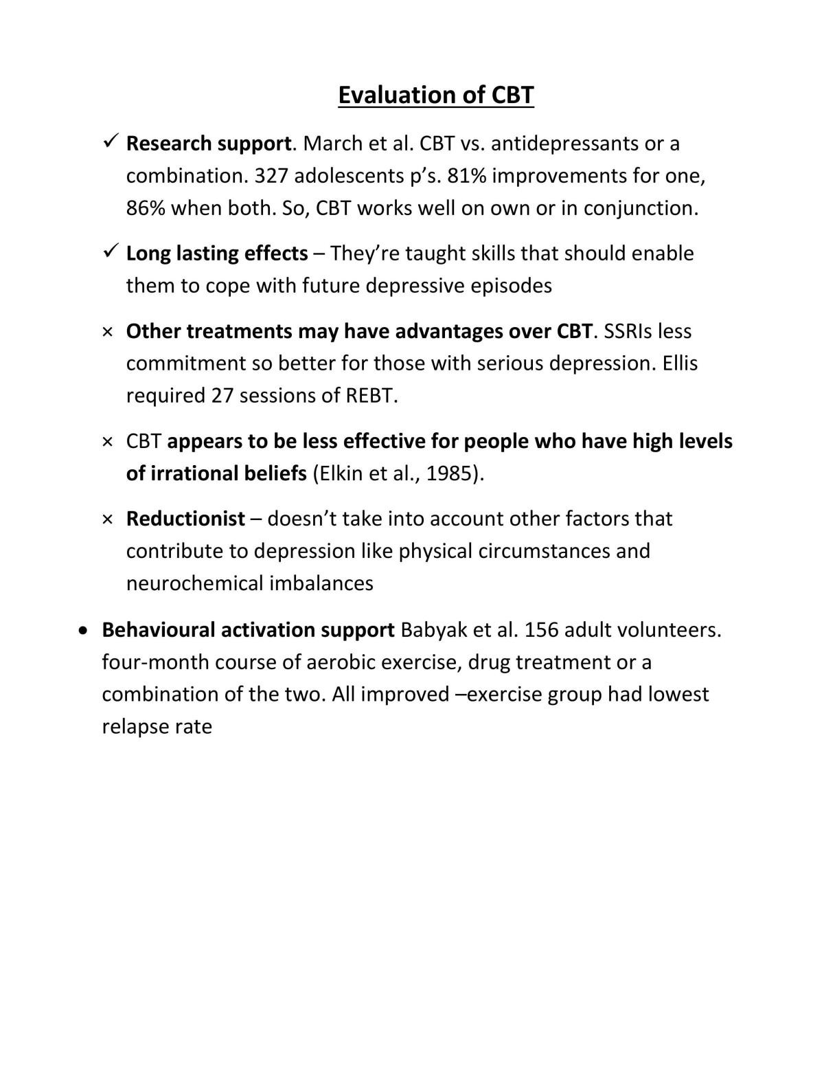 Psychopathology Full module notes - Page 18