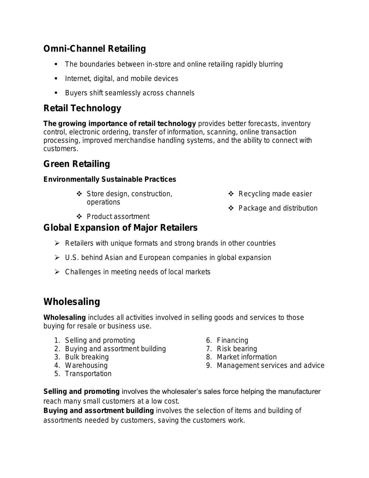 Principles of Marketing Full Notes - Page 77