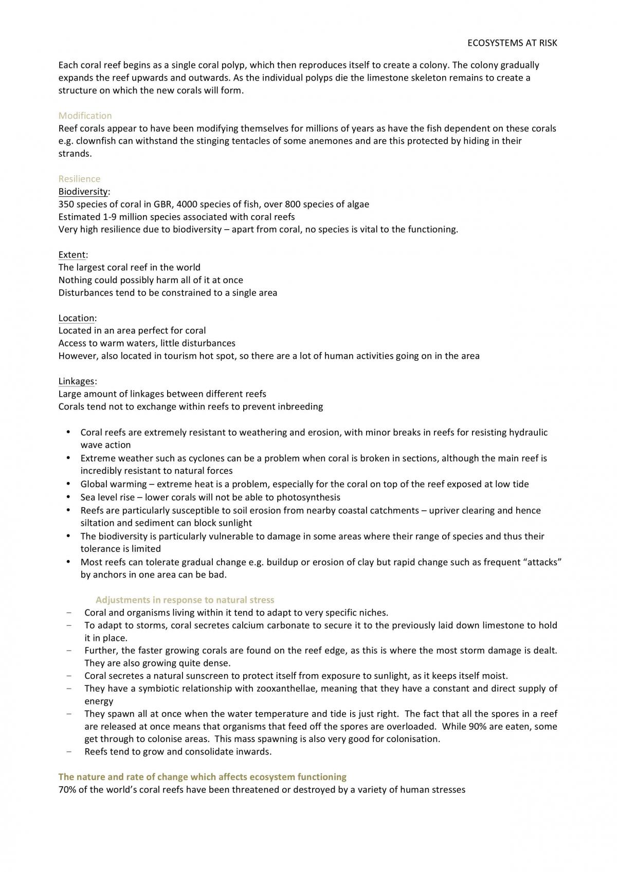 Ecosystems at risk notes - Page 18
