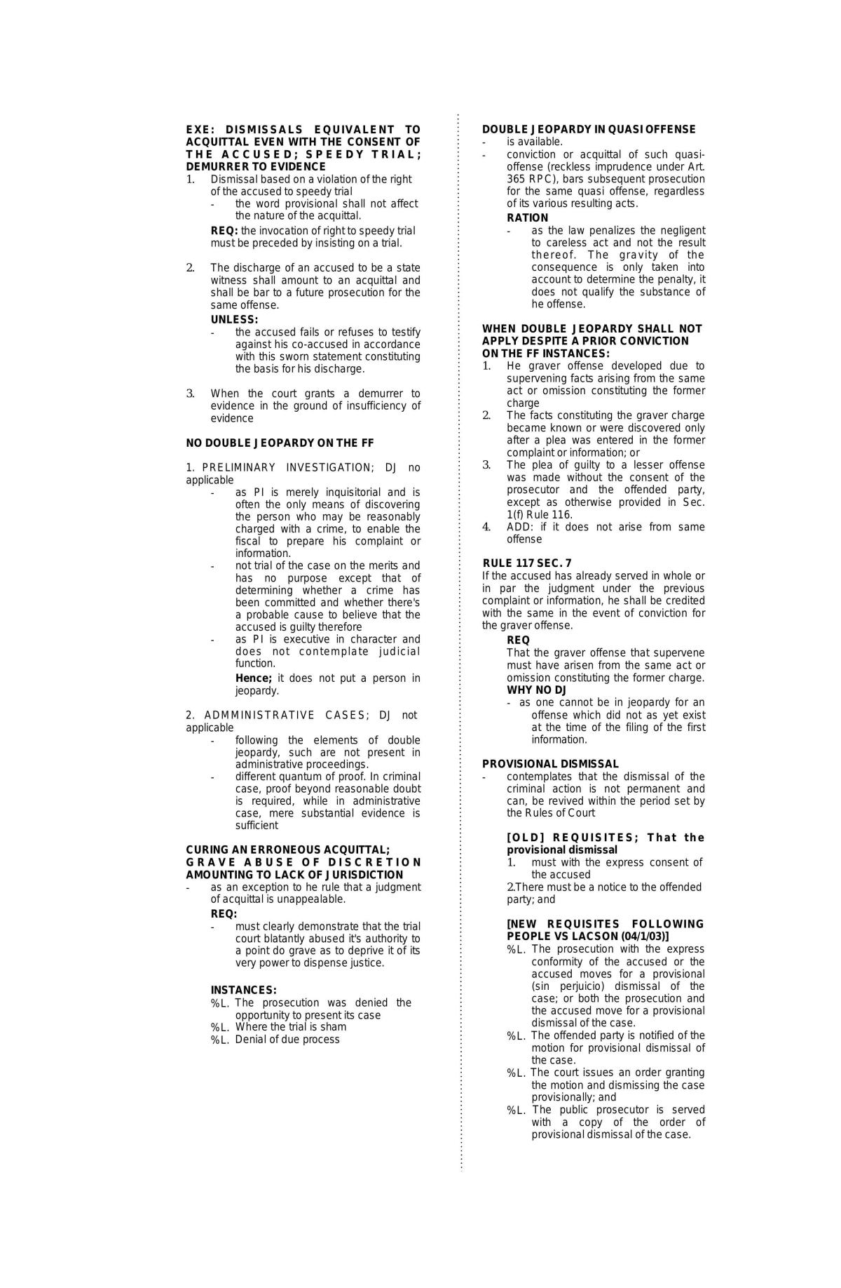 Criminal Procedure Notes - Page 50