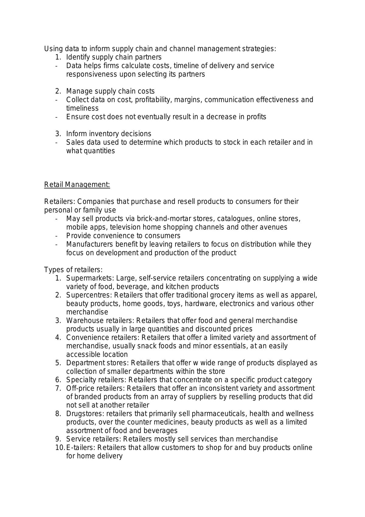 MKT1705A - Study Guide - Page 40