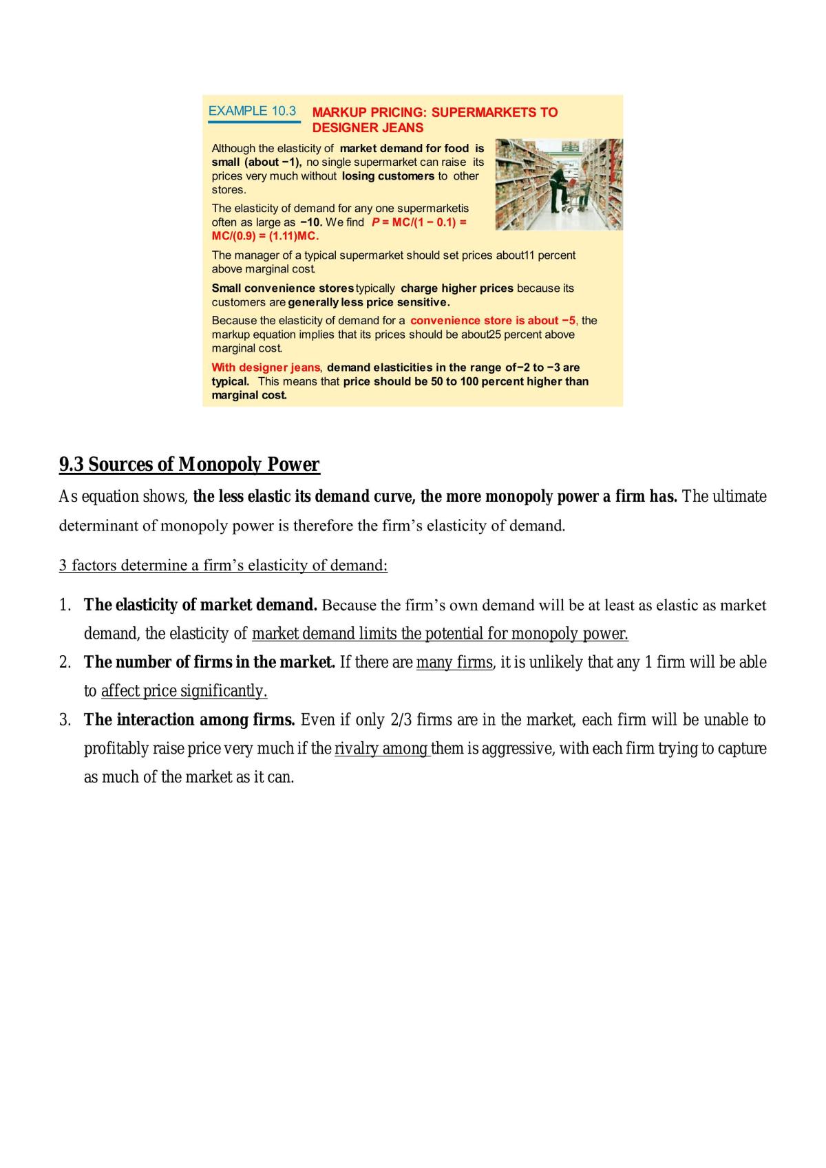 Microeconomics Full Notes - Page 95