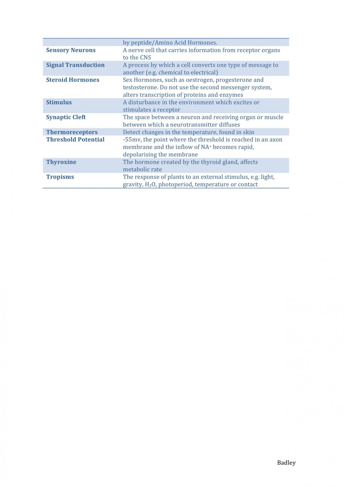 VCE  Unit 4 Biology Notes - Page 45