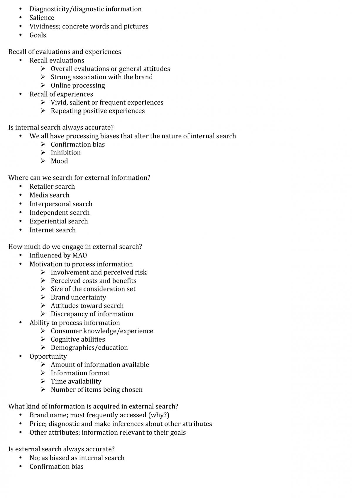 Consumer Behaviour Mid Semester Notes  - Page 19