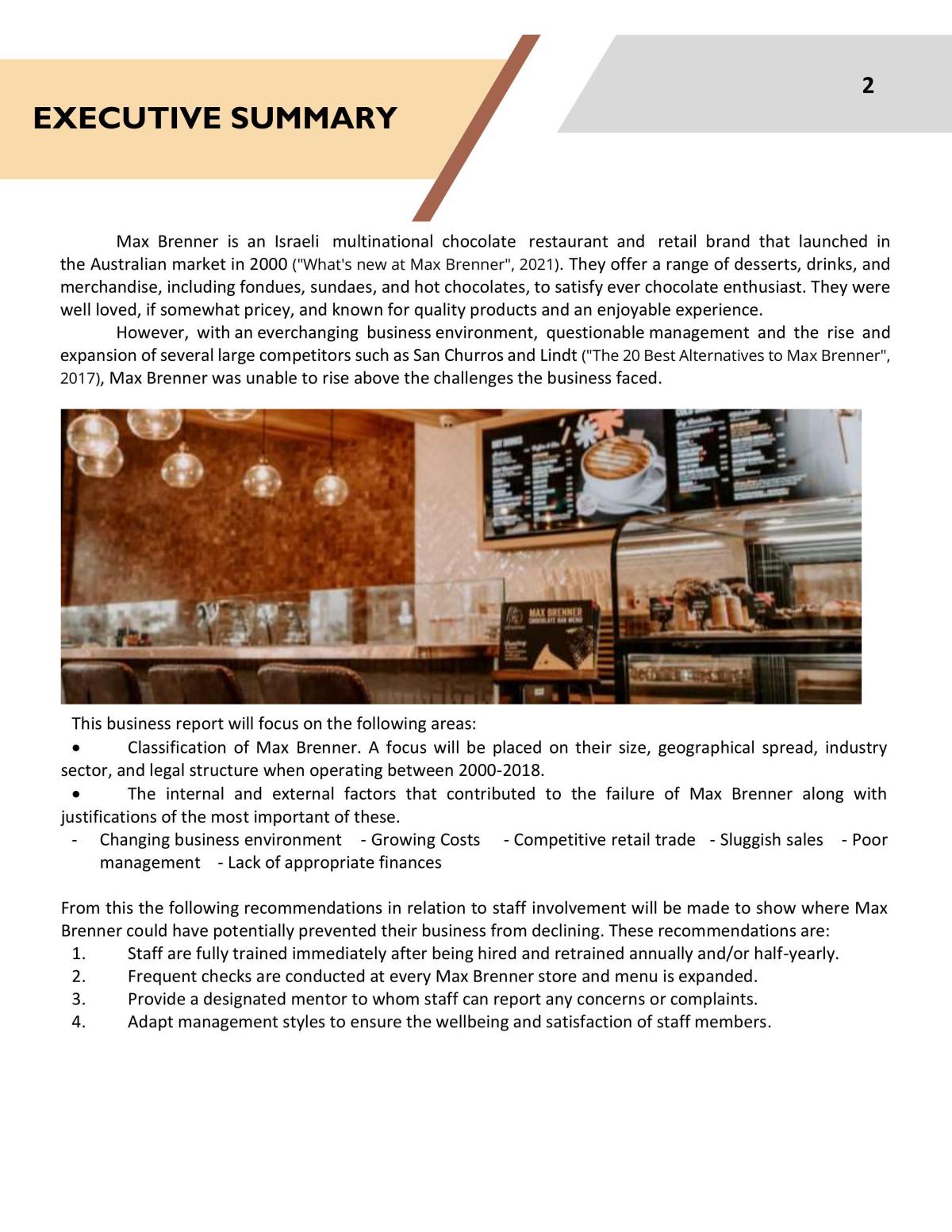 The Failure of a Business Case Study - Page 3
