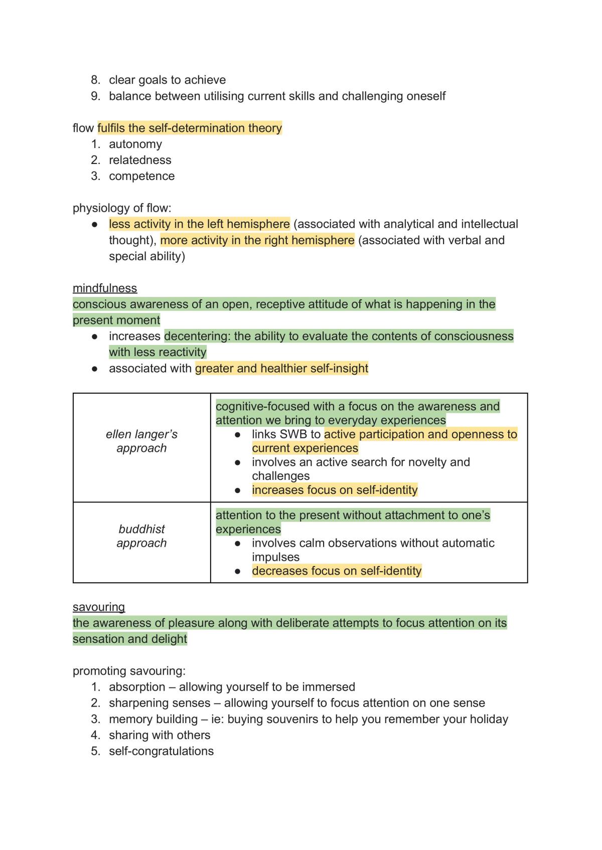 HP3002: Positive Psychology Notes - Page 42