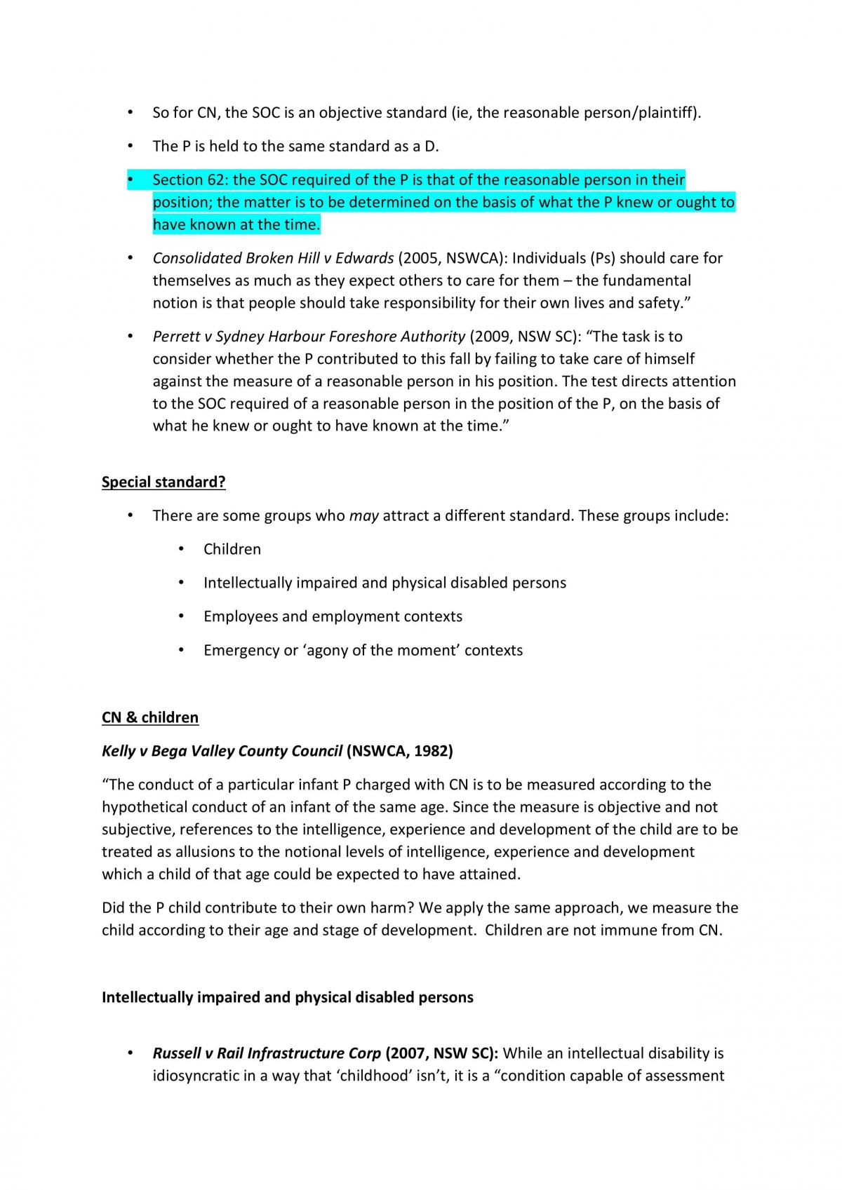 Tort Notes - Page 43