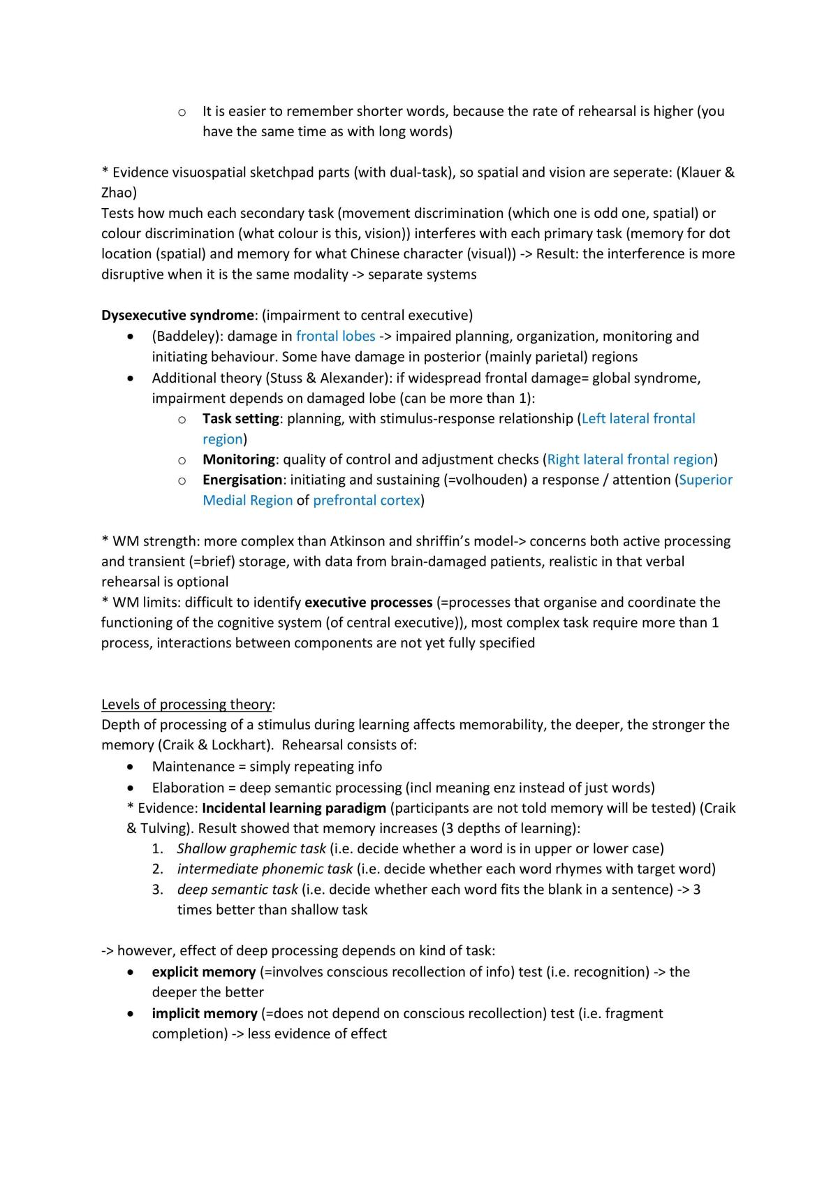 Seminar in Cognition Notes - Page 22