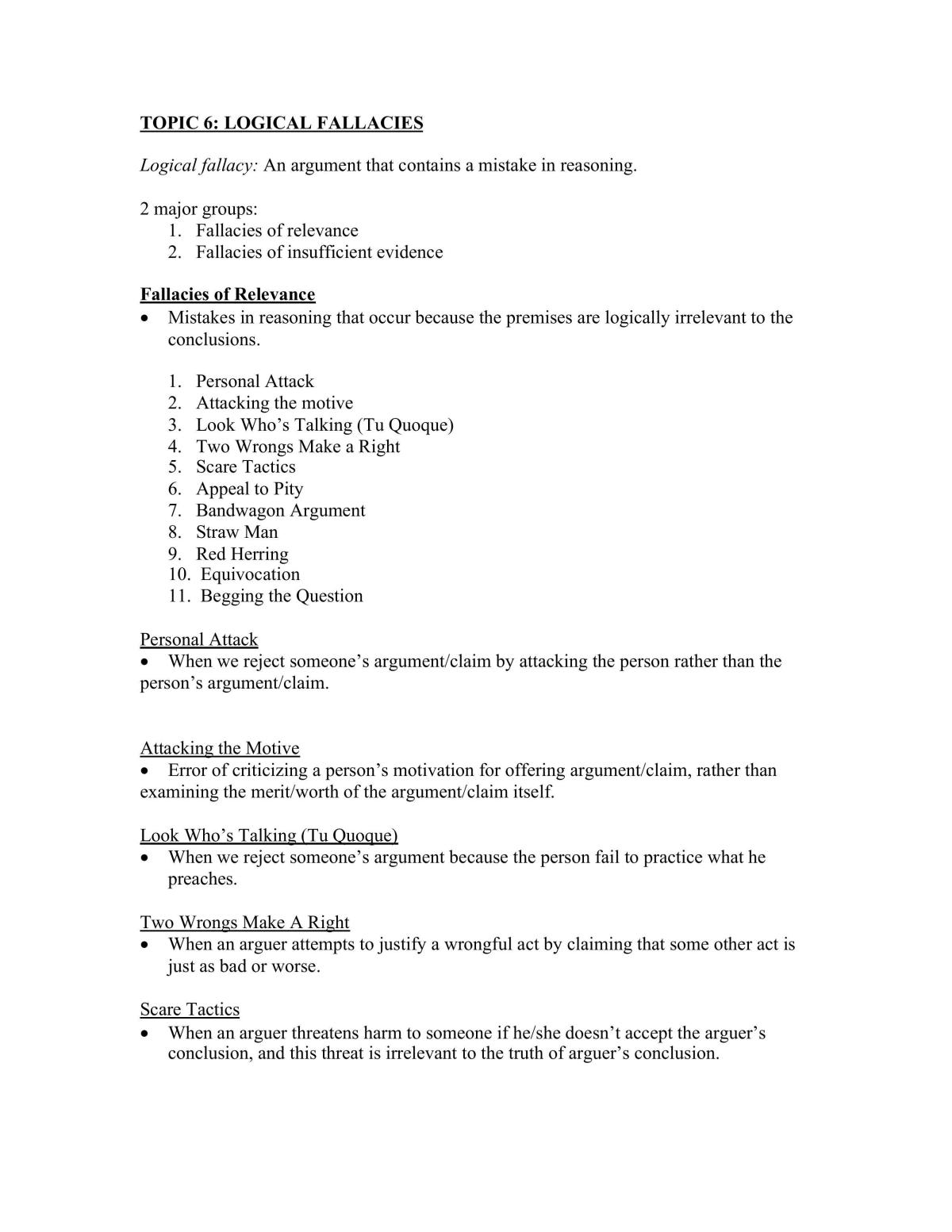 Critical Thinking Notes - Page 16