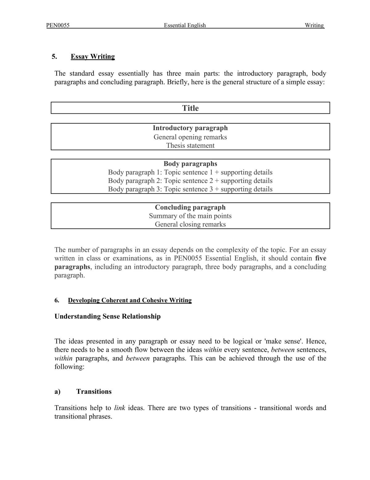 Essential English Notes - Page 20