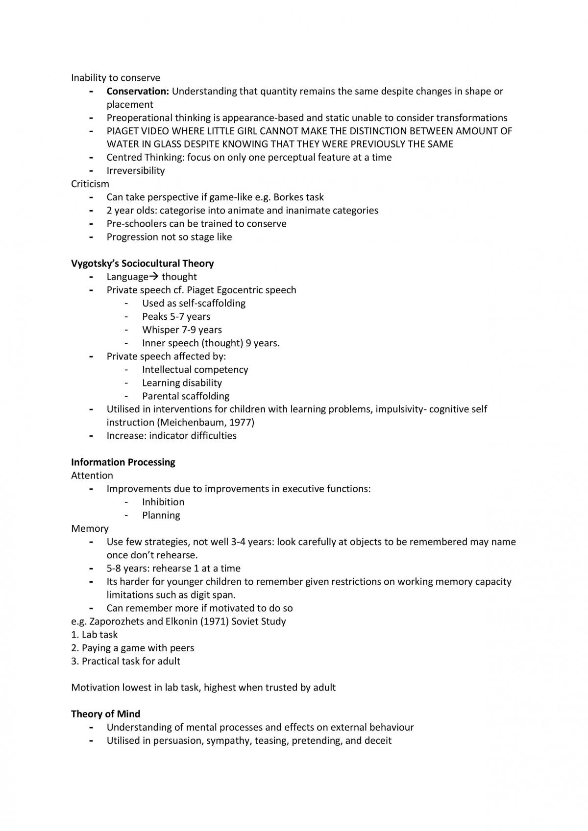 3011PSY - Lifespan Development Mid Sem Exam Notes - Page 21