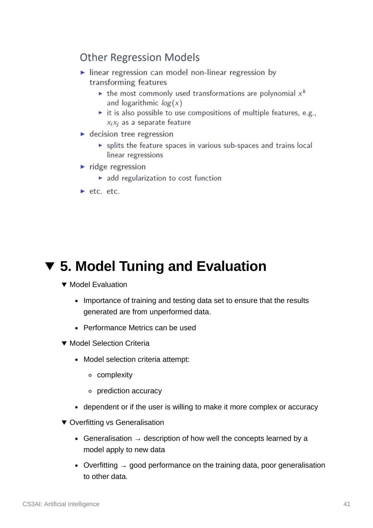 Revision Notes for CS3AI - Page 41