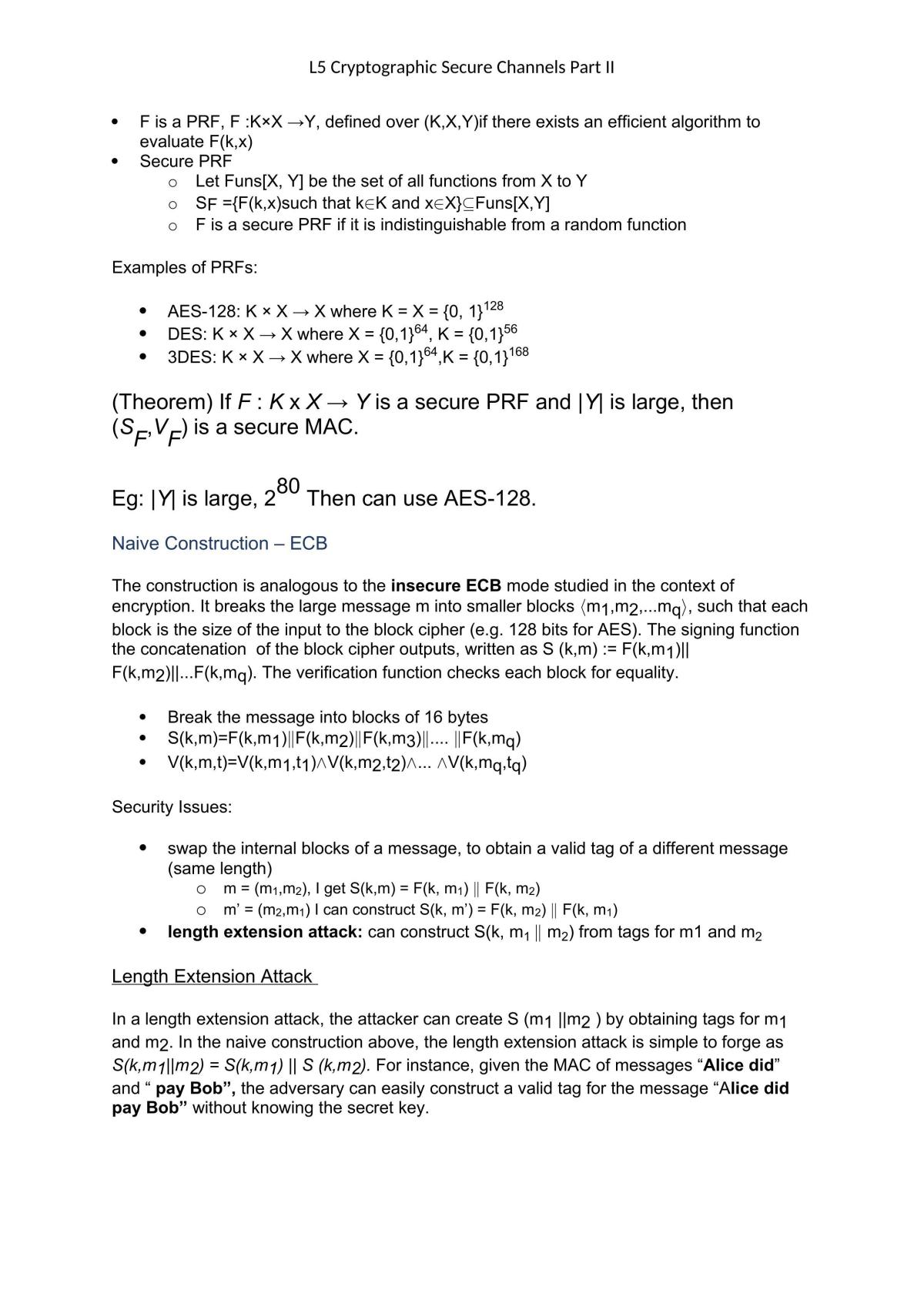 CS3235 Summary Notes for the entire syllabus  - Page 40