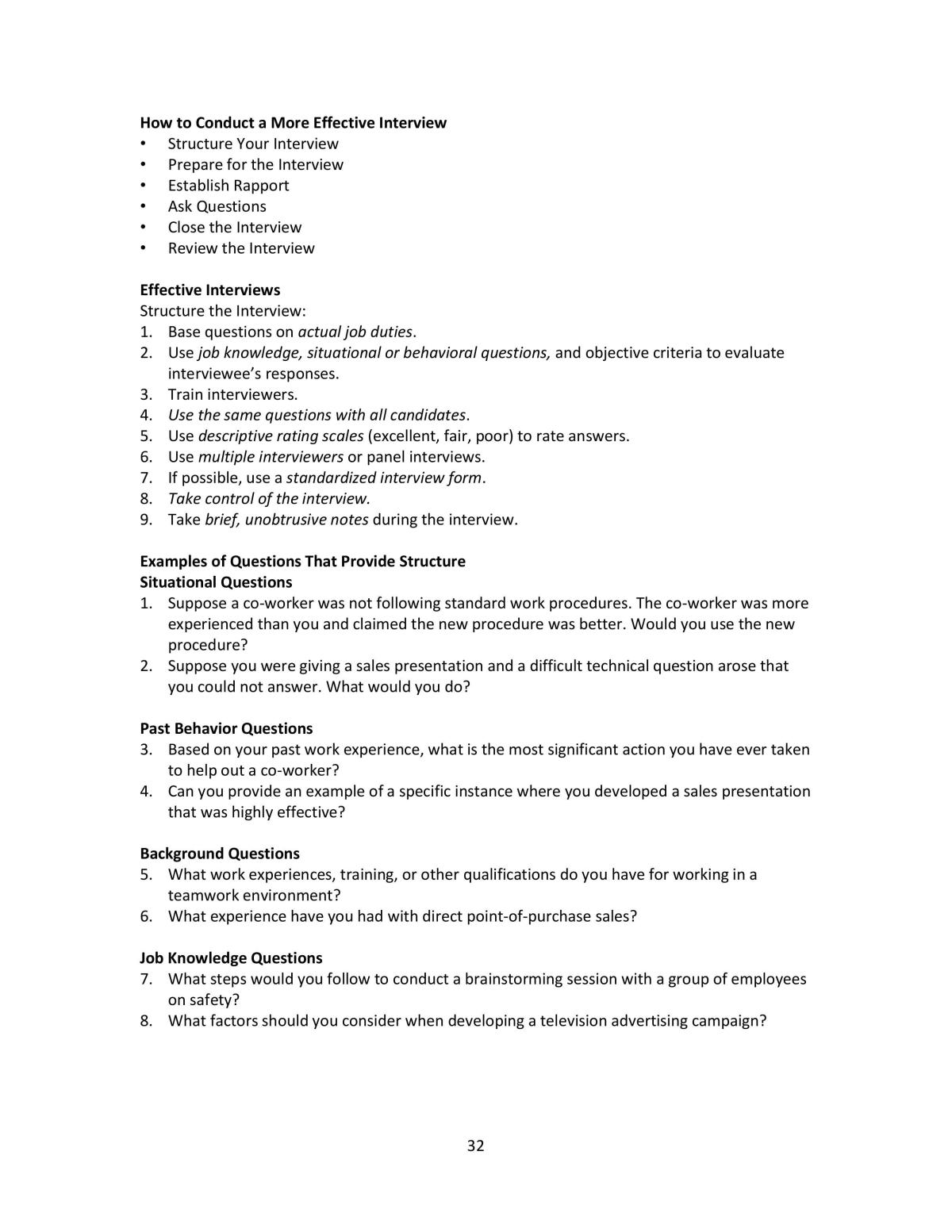 Lecture Notes for Human Resource Issues and Strategies - Page 32