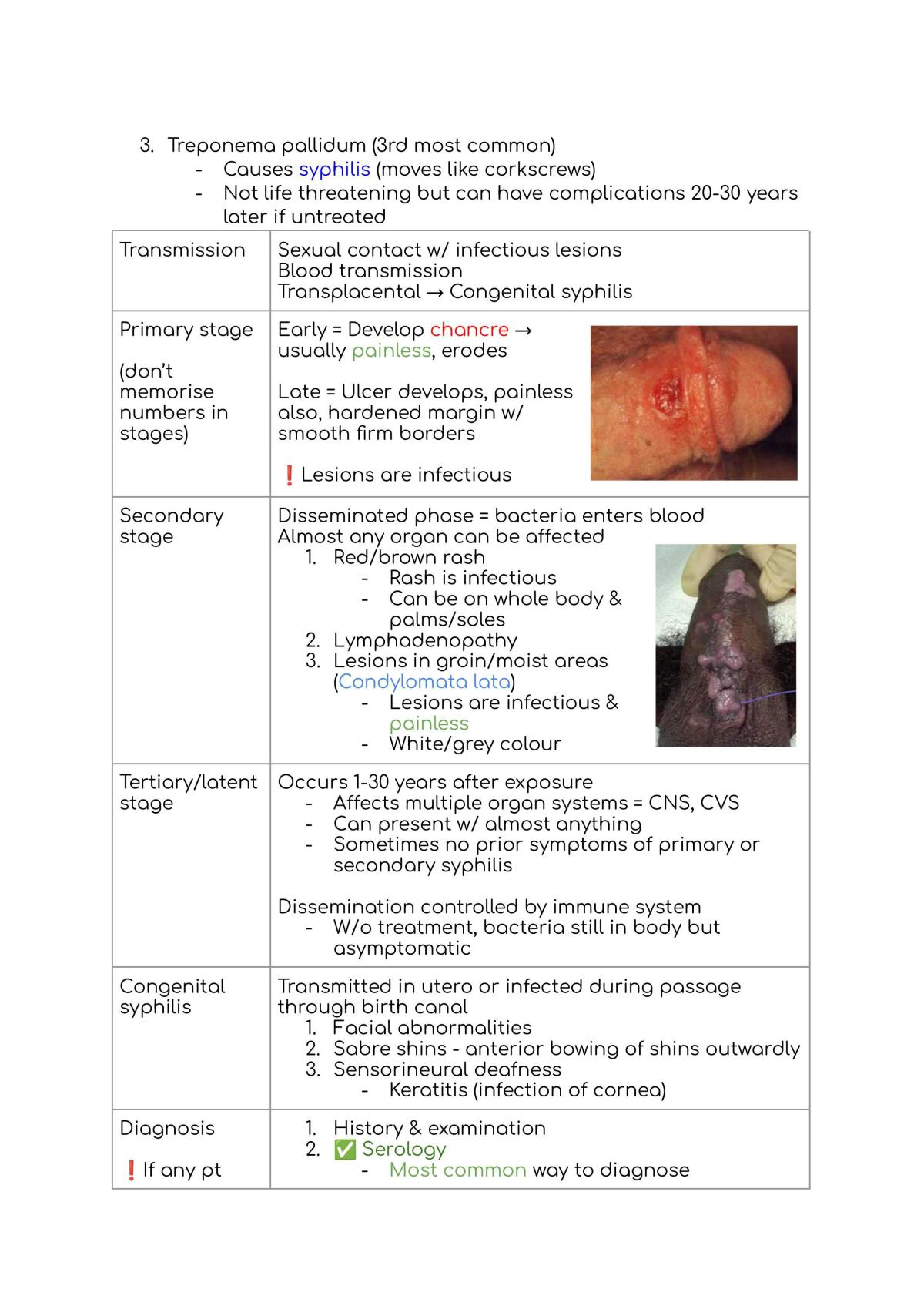 MIC2000 Infection and Immunology Complete Notes  - Page 65