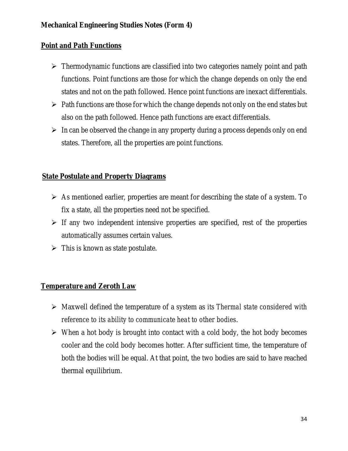 Mechanical Engineering Studies Notes [F4] - Page 34
