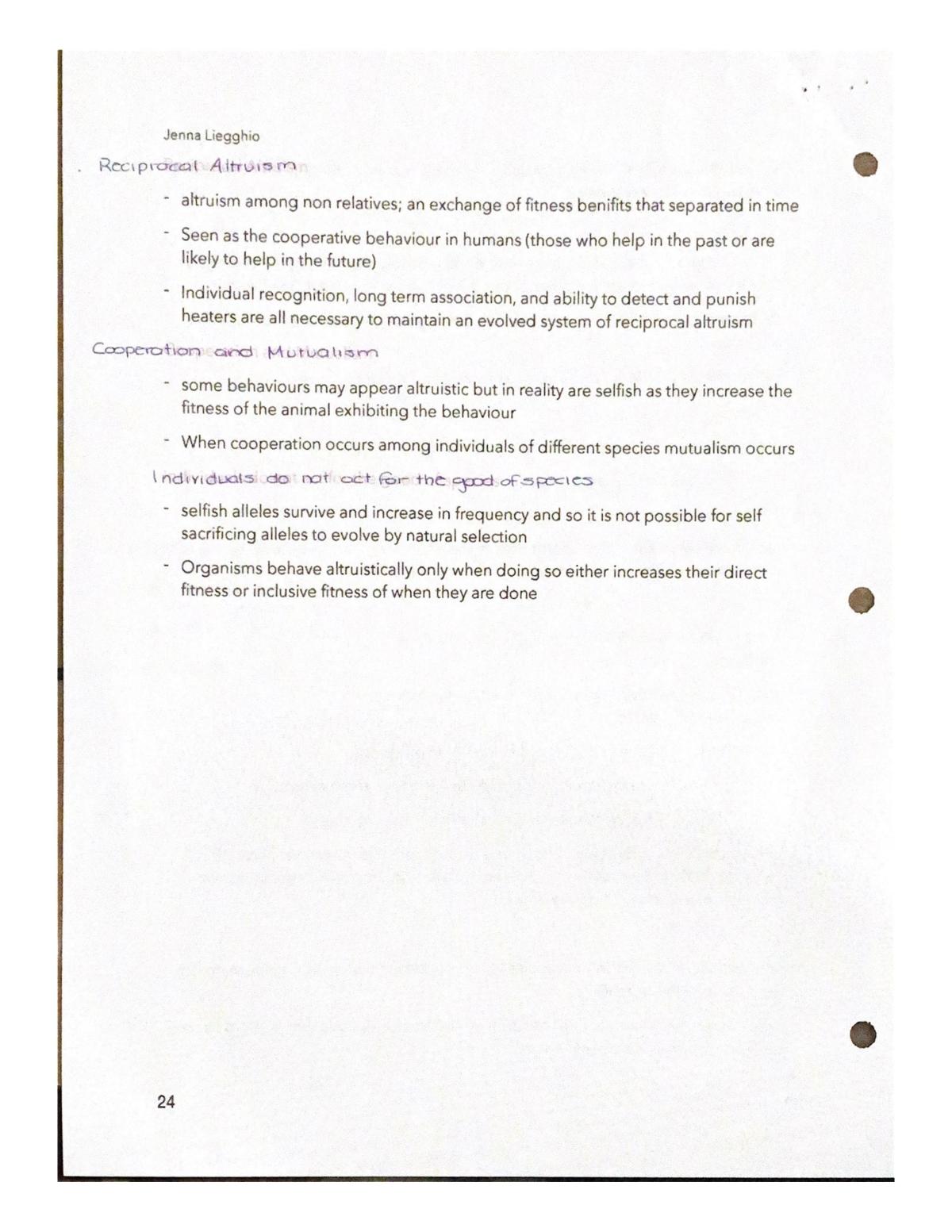 Complete Study Notes - BIO 1M03 - Page 50