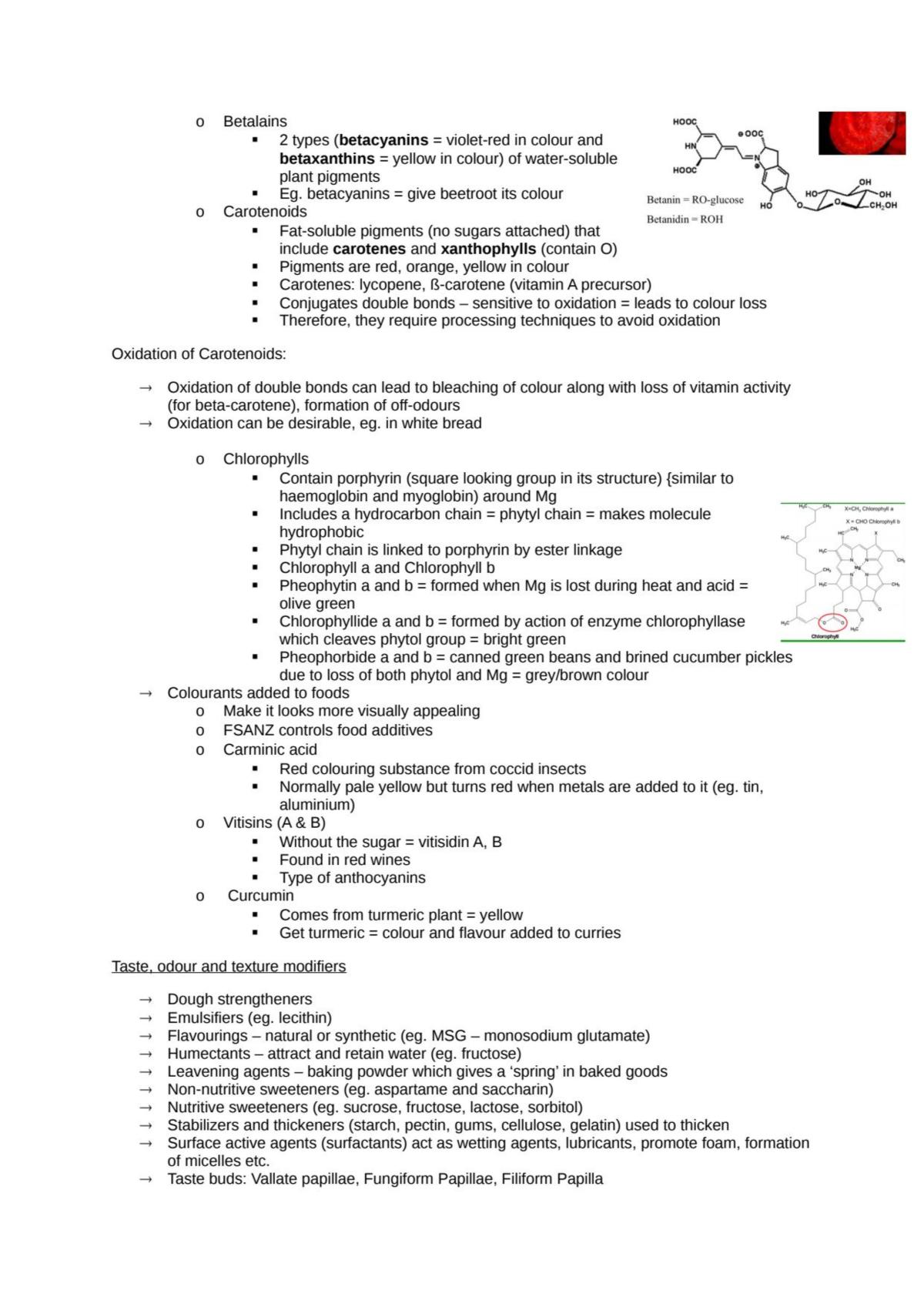Food Chemistry Notes - Page 42
