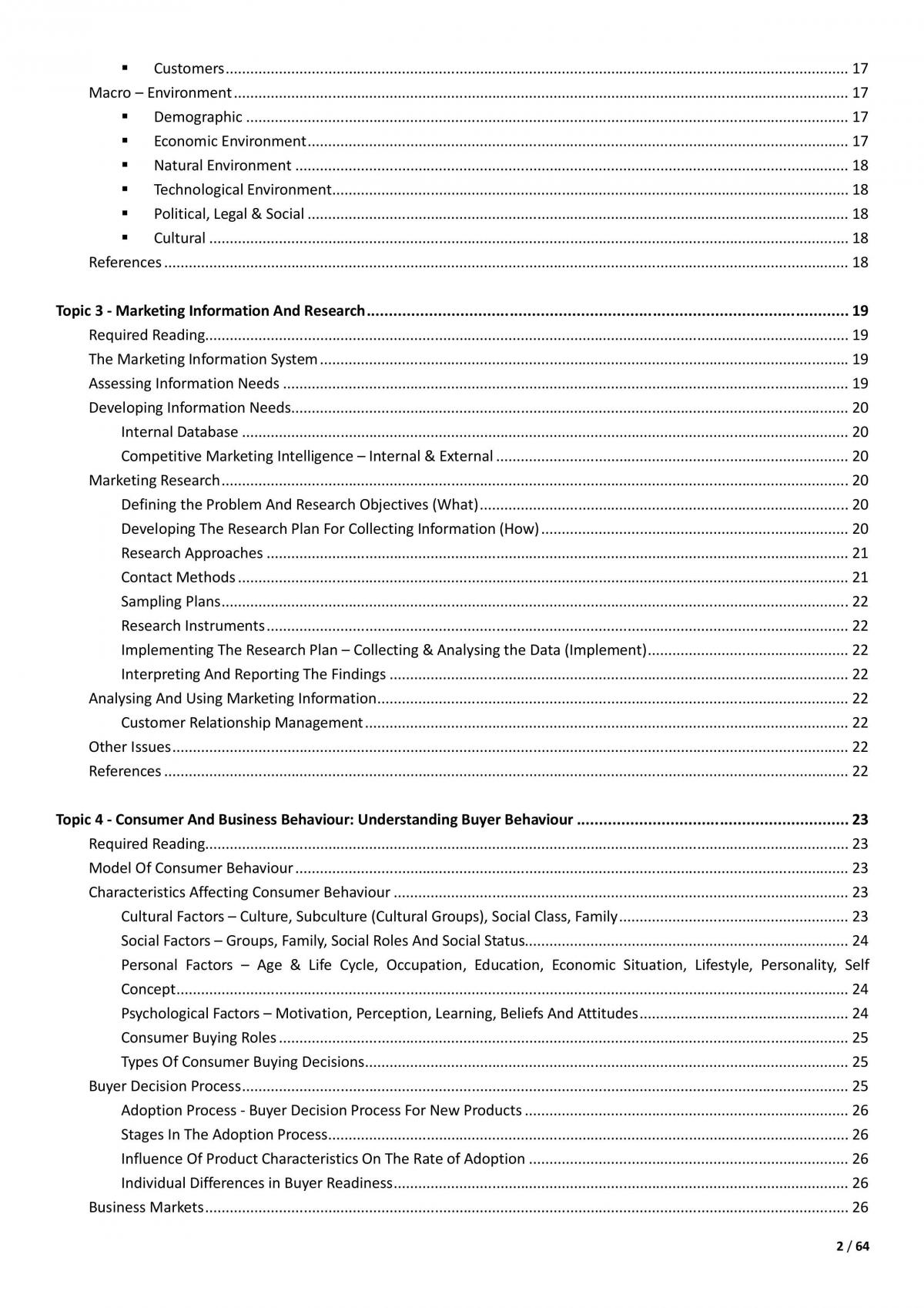 MARK1012 Final Study Notes - Page 3