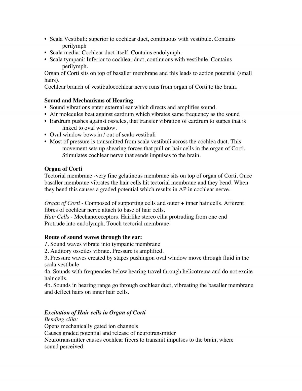 Anatomy & Physiology Systems I Full Notes - Page 47