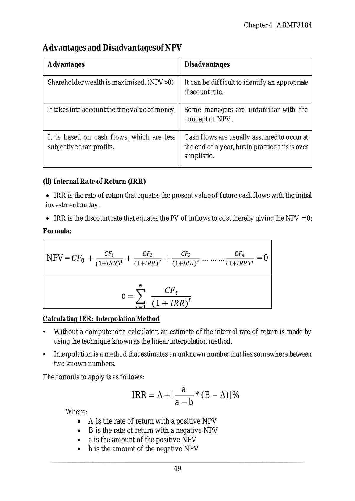 Finance Management Study Notes  - Page 51