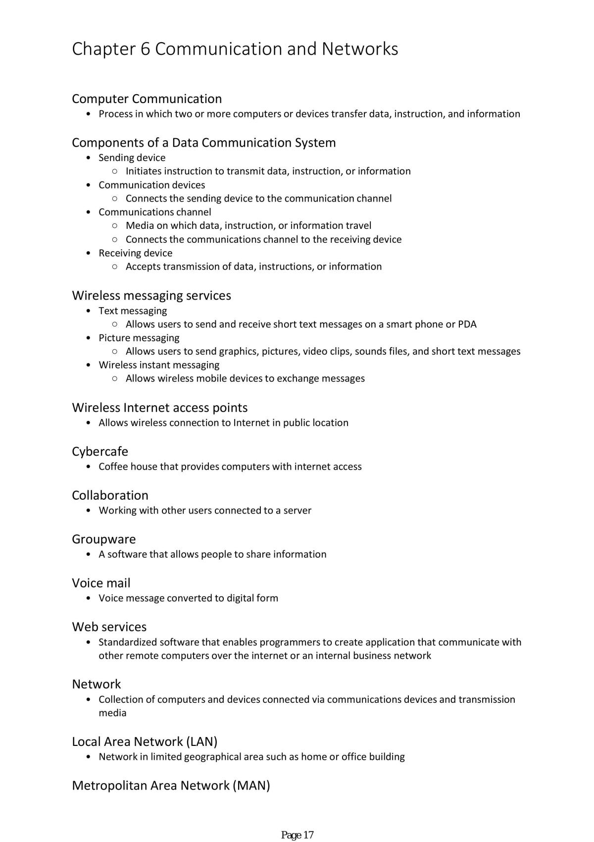 Information Systems Revision Notes - Page 17