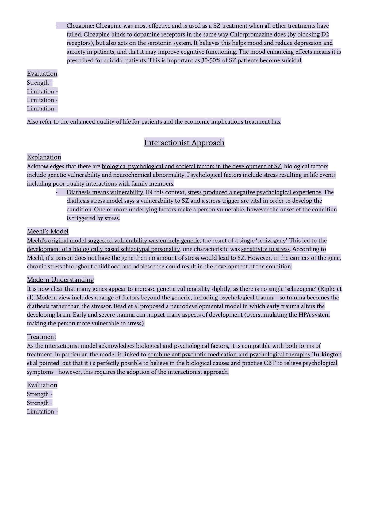 Psychology Study Notes - Including Evaluation - Page 10