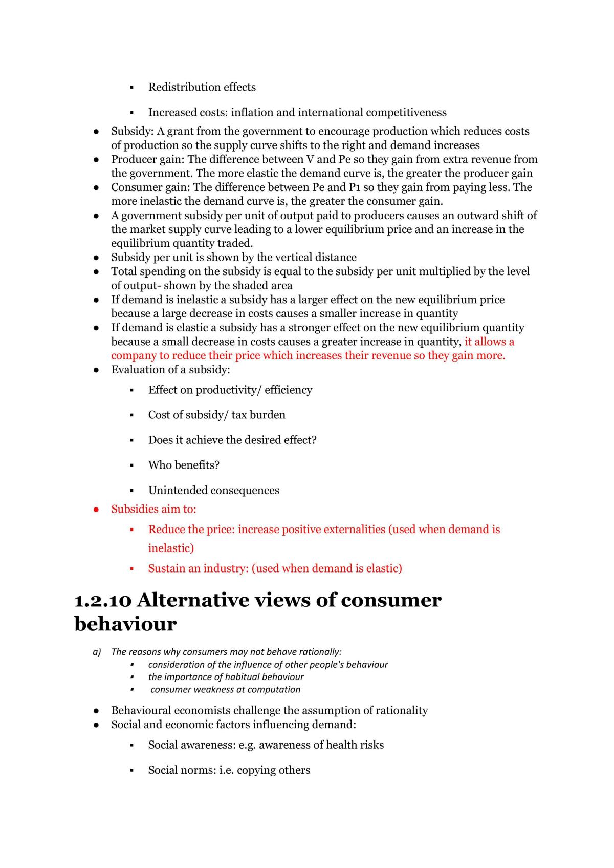 Edexcel Economics (A) A-level Theme 1 Notes - Page 24