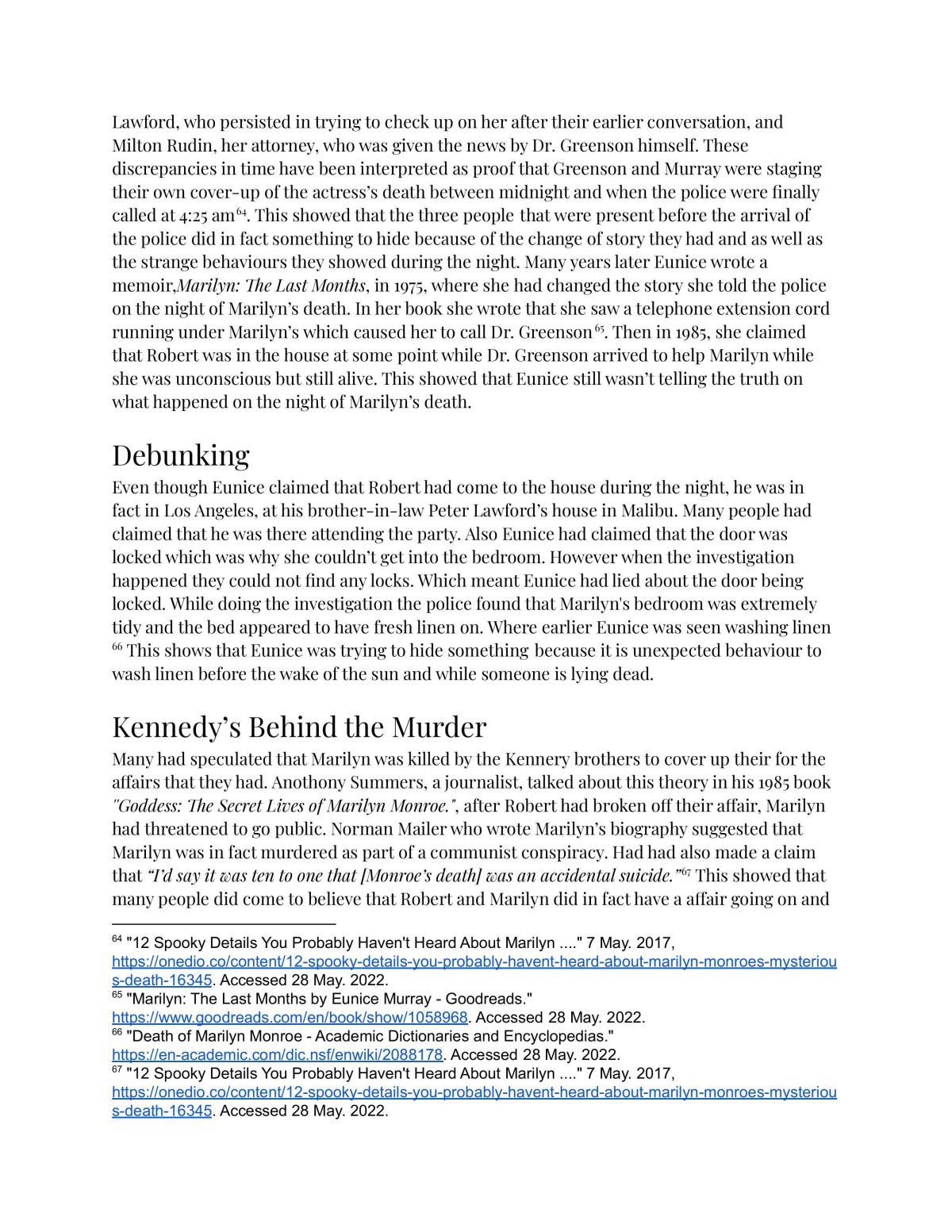Marilyn Monroe - Conspiracy Theory - Page 24