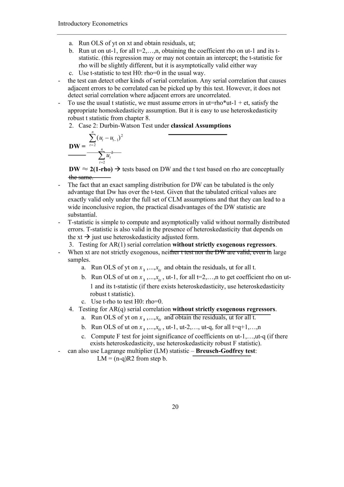 Econometrics Notes - Page 21