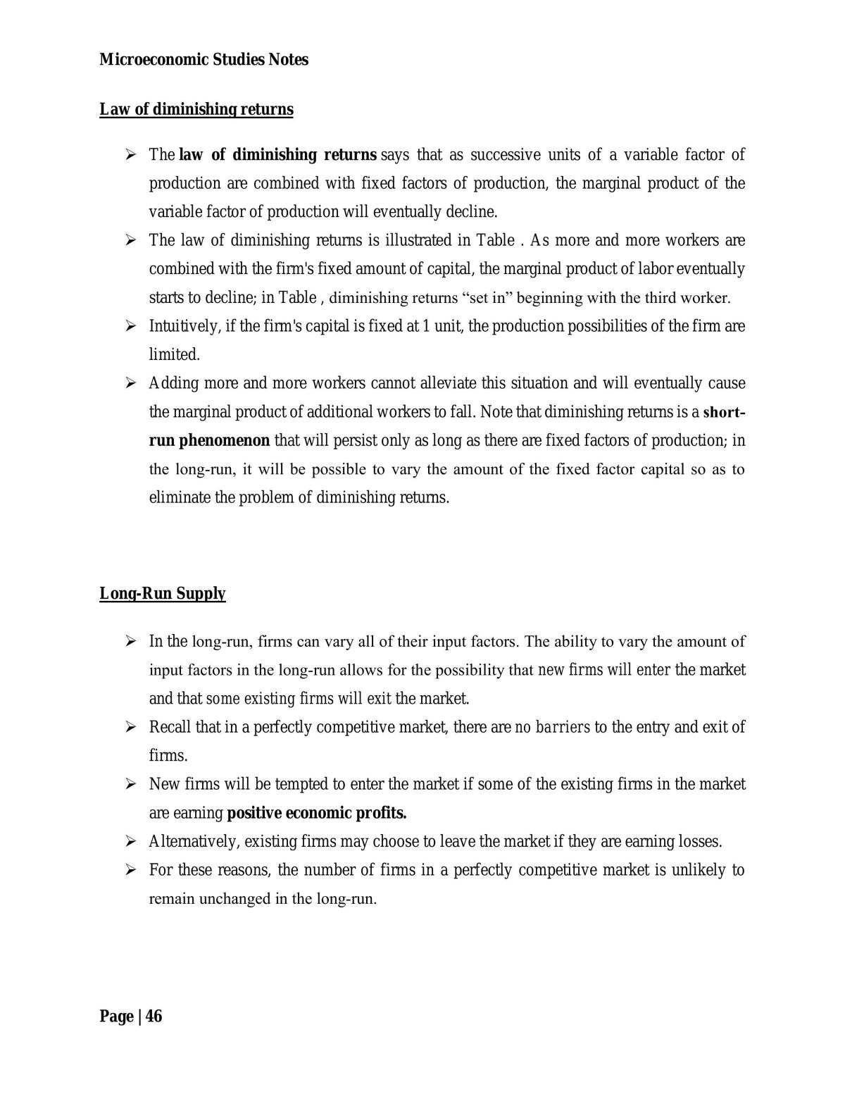 Microeconomic Studies Notes - Page 46