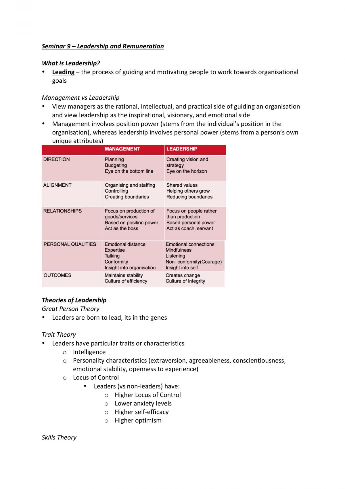 BUSS1001 Complete Course Notes - Page 63