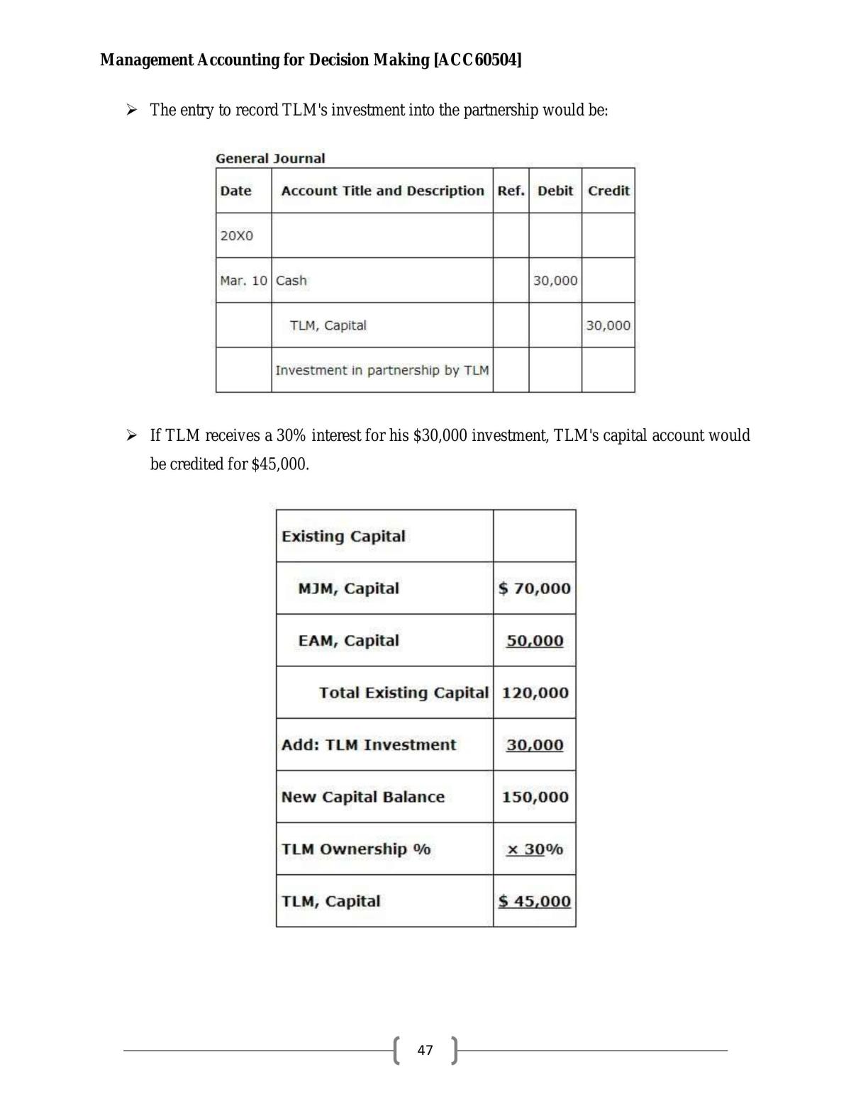 Management Accounting Studies Notes  - Page 47