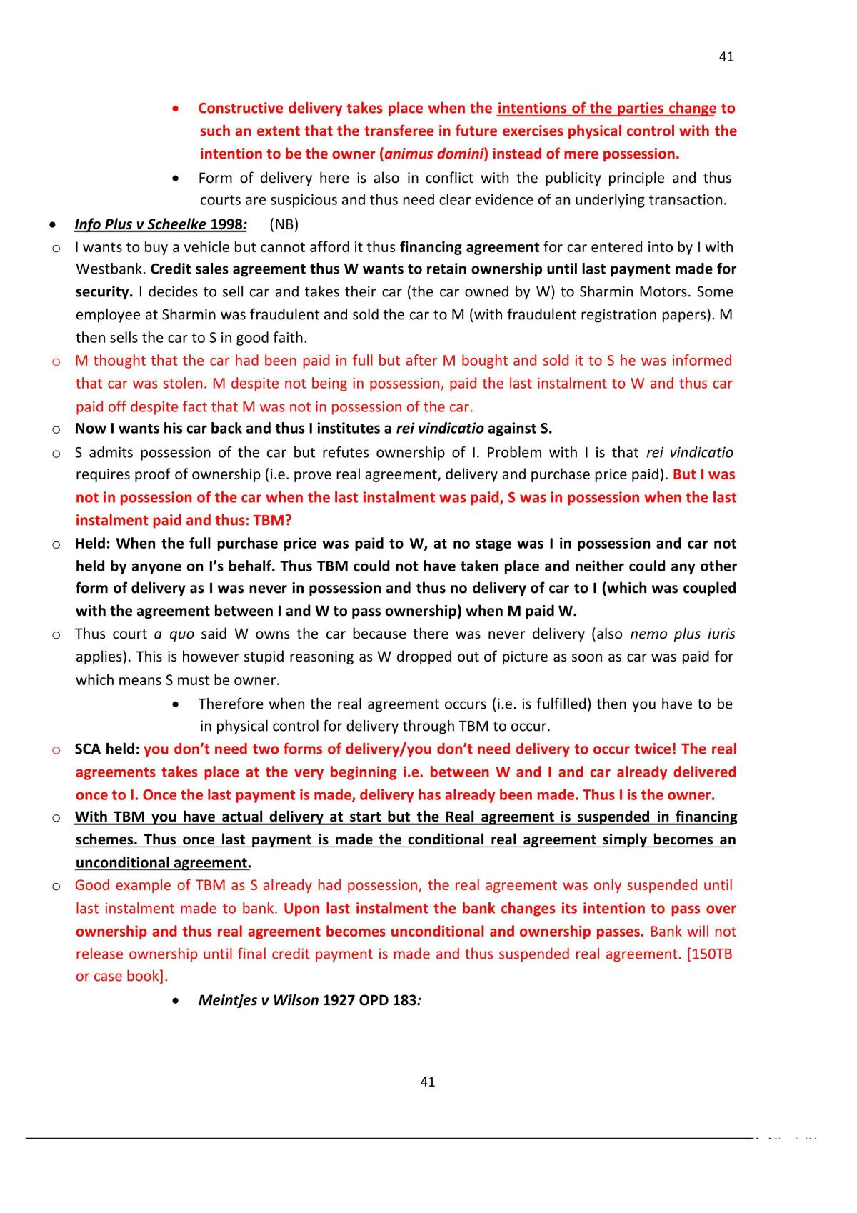 Property Law Exam Preparation - Page 41