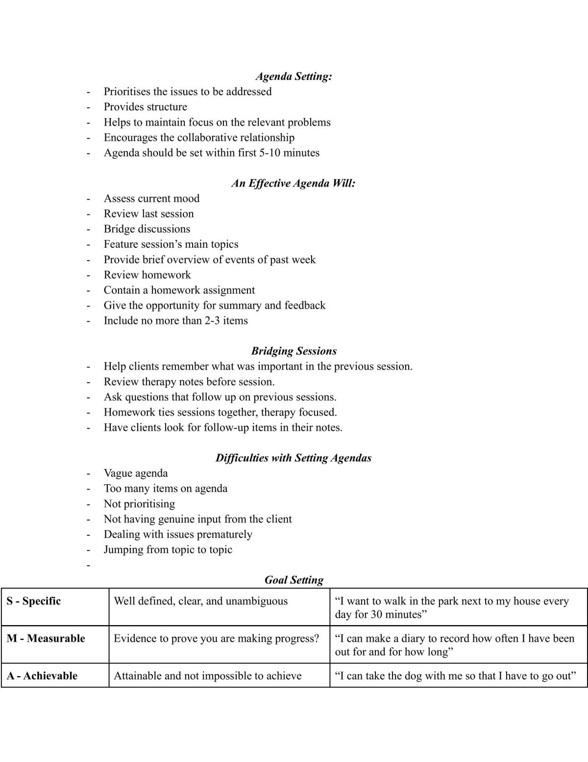 COU200 Cognitive Behavioural Therapy: Skills and Applications Complete Course Notes - Page 37
