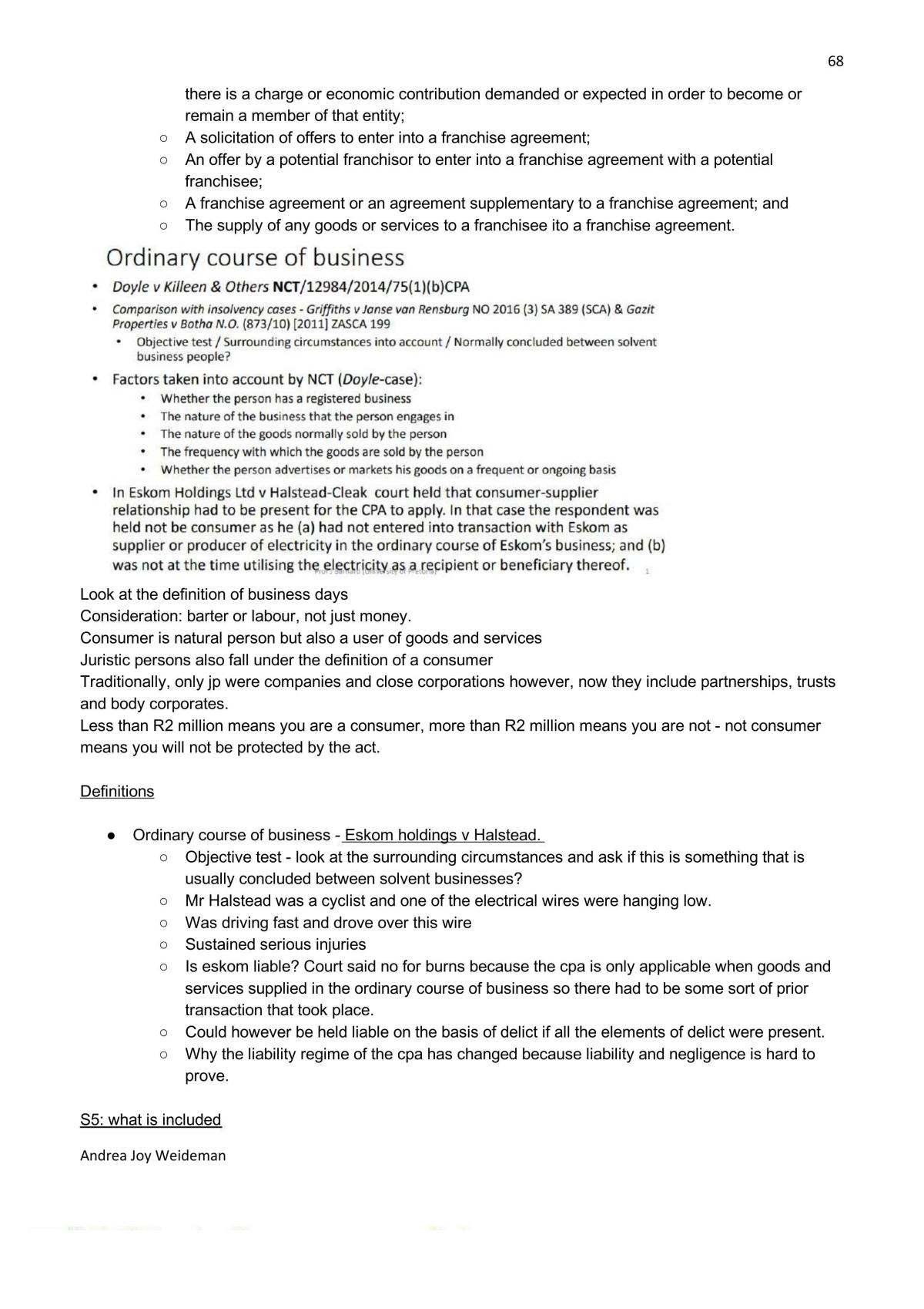 Consumer Protection Study Notes - Page 68