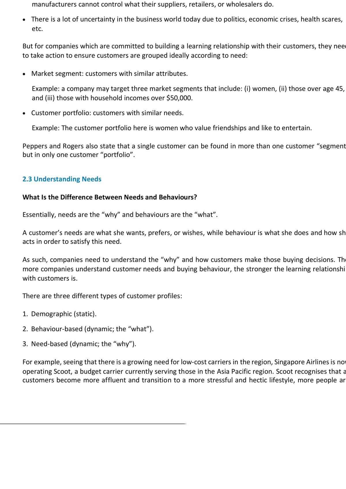 Customer Relationship Management Study Notes - Page 39