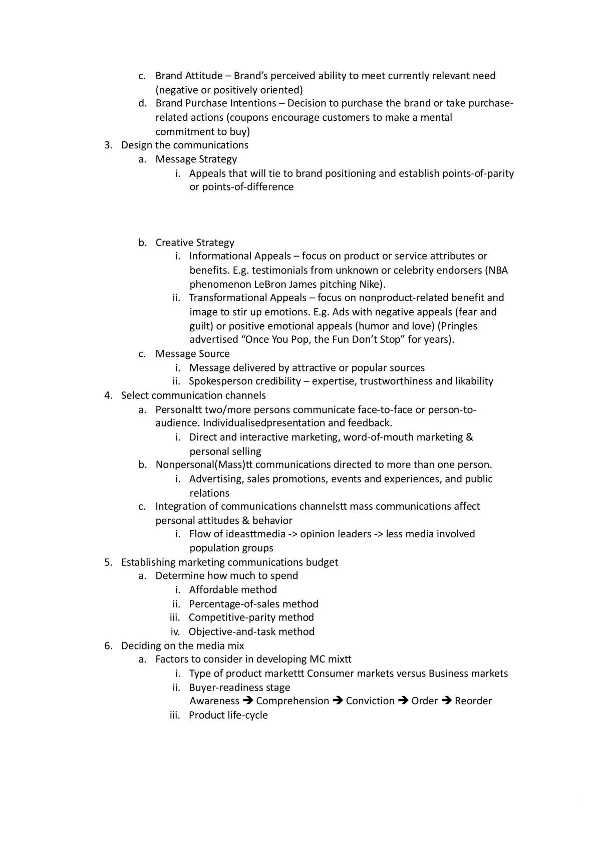 Marketing Management Exam Review - Page 22
