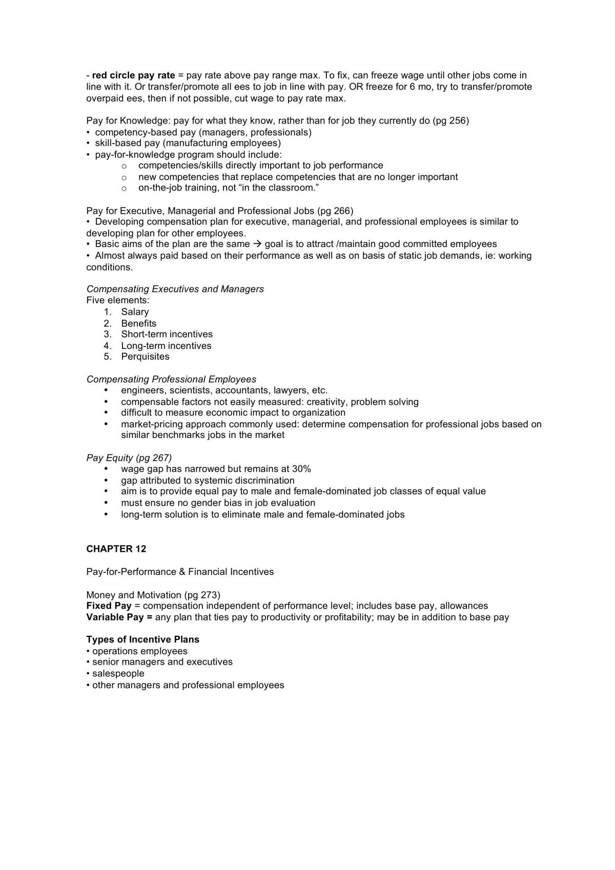 Human Resource Management Course Summary - Page 32