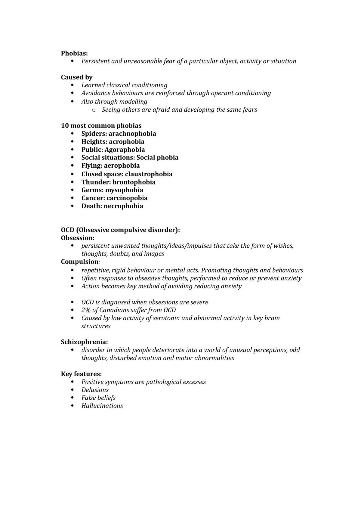 Introduction to Psychology Notes chapters 13 to 16 - Page 15